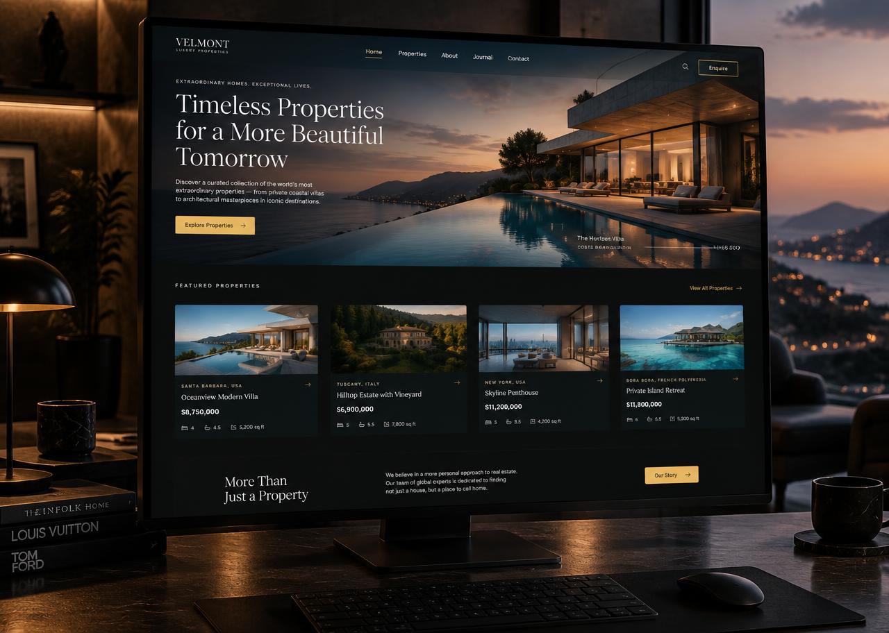 Proyecto WebSites: Real Estate · Diseño web premium